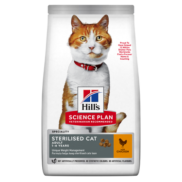 Hill’s Science Plan Sterilised Cat Adult With Chicken (3kg)